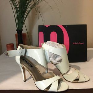 Brand New White Sandal Heels